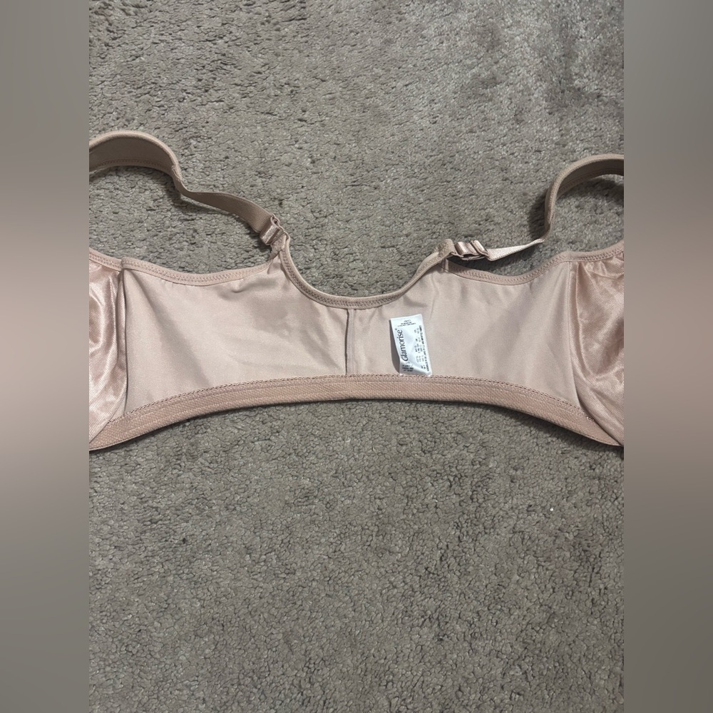 Glamorise Women's Brown Floral Plus Size
(FRONT-CLOSE) Size 40G - Picture 6 of 8